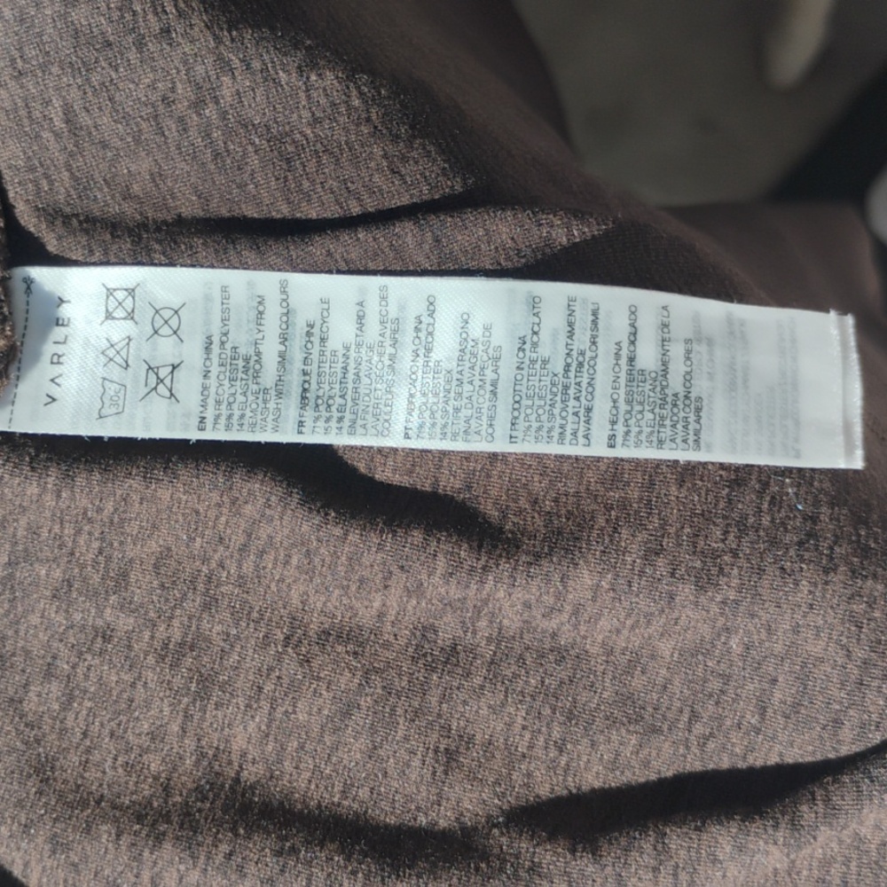 Varley Always High Leggings In Coffee Bean Size Large - Picture 7 of 9